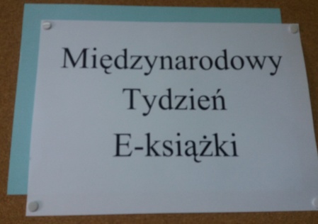 Gazetka Międzynarodowy Tydzień E-książki